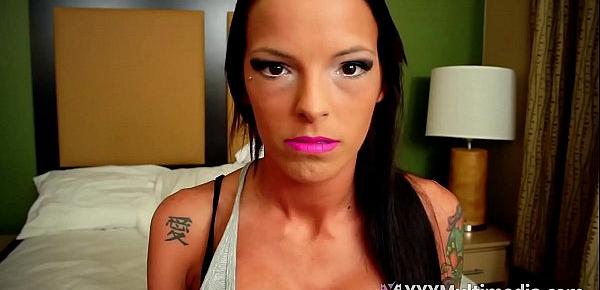  Bella Ink fucks her step brother POV virtual sex - Taboo Big tits